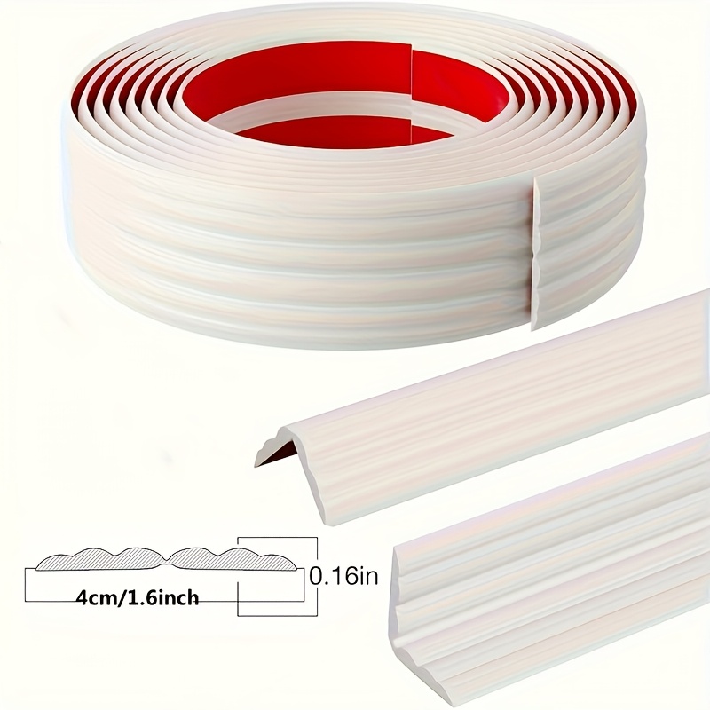 

Self-adhesive Tpe Corner Protector Strip, Free, 78.74" X 1.6", Wall Trim Guard For Inside/outside Corners, Ceilings, Countertops, And Flooring