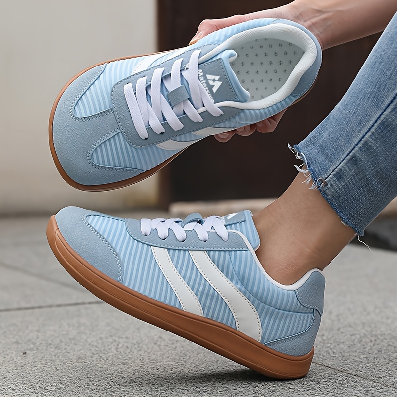 TEMU Fashionable Women's Outdoor Wide-toe Breathable Casual Sneakers, Featuring Lace- And Multiple Color Options, Versatile And Trendy, Suitable For