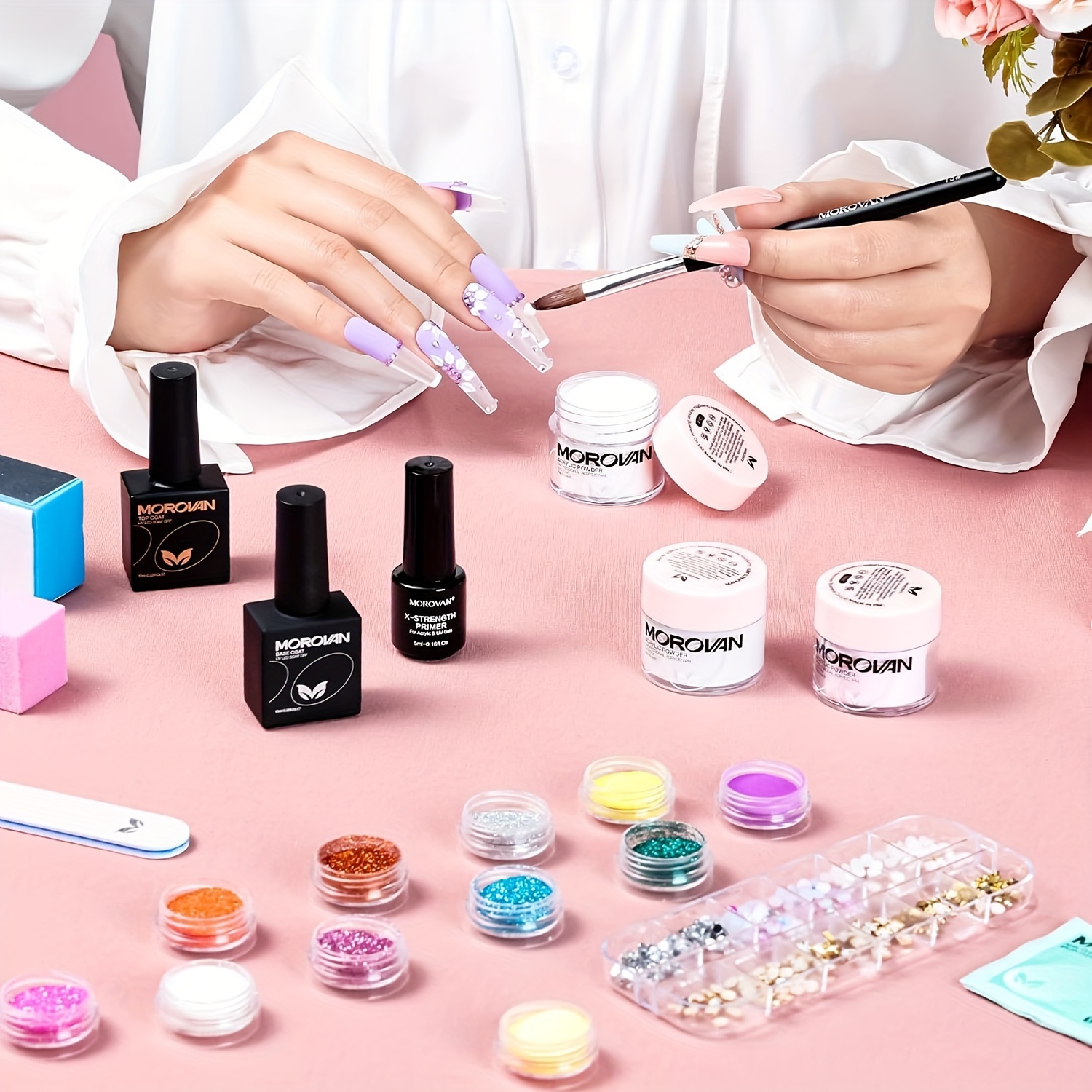 Acrylic nail starter kit for beginners hotsell