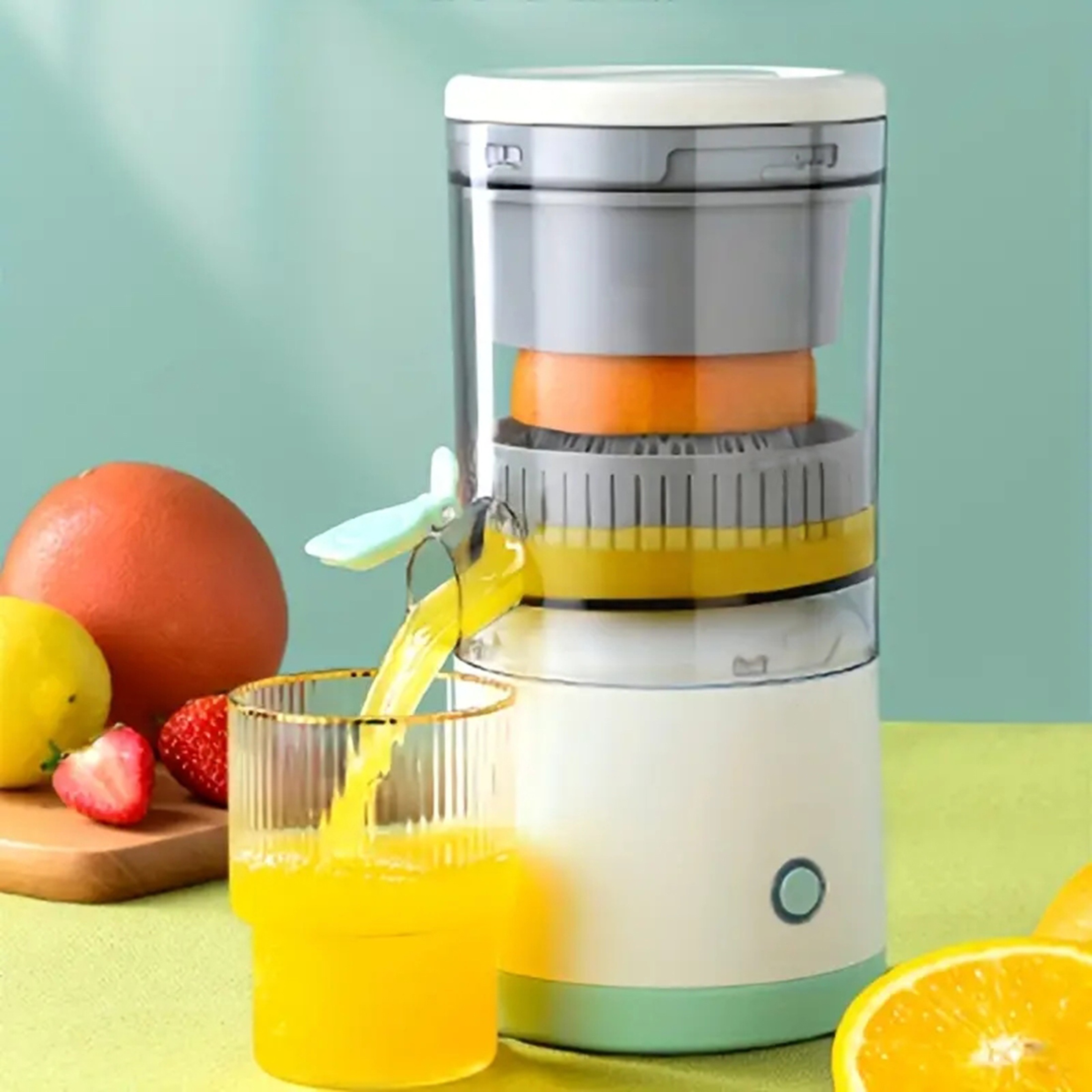 

1pc, Portable Multi-functional Juicer, Automatic Juicing And Separation-fresh Orange Juice Cup With Usb Charging For Kitchen