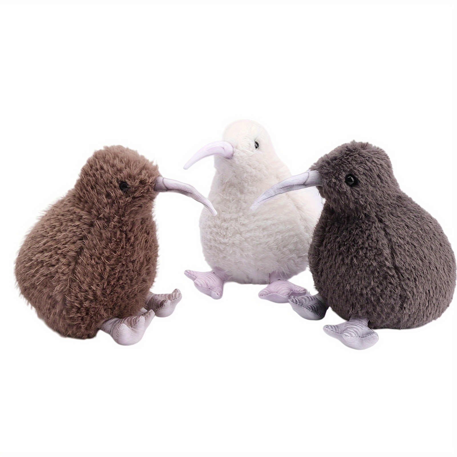 

20cm/7.87in Kiwi Bird Plush Toy - Soft, Realistic Furry Bird Doll - Ideal Present For Boys, Girls, And Everyone