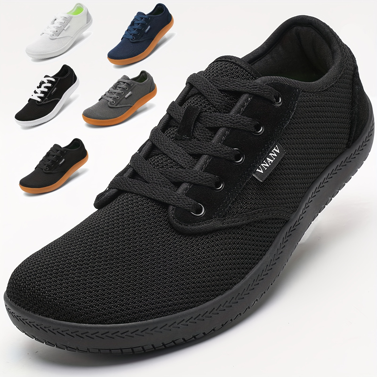 Wide Minimalist Barefoot Sneakers Men s Zero Drop Sole Temu