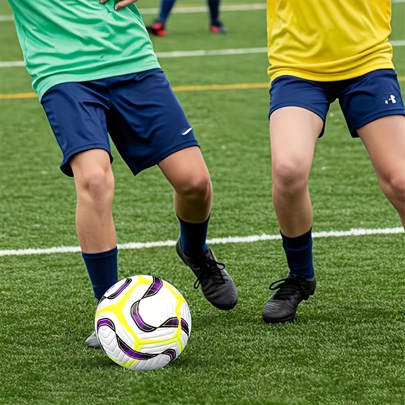 1pc outdoor indoor soccer football machine sewn marking neon green purple panels with training competition casual games durable official like for adults soccer balls soccer training equipment soccer gear soccer balls high footballs professional soccer balls training footballs socccer balls soccer items footballs balls soccer balls soccer training equipment Product details 1