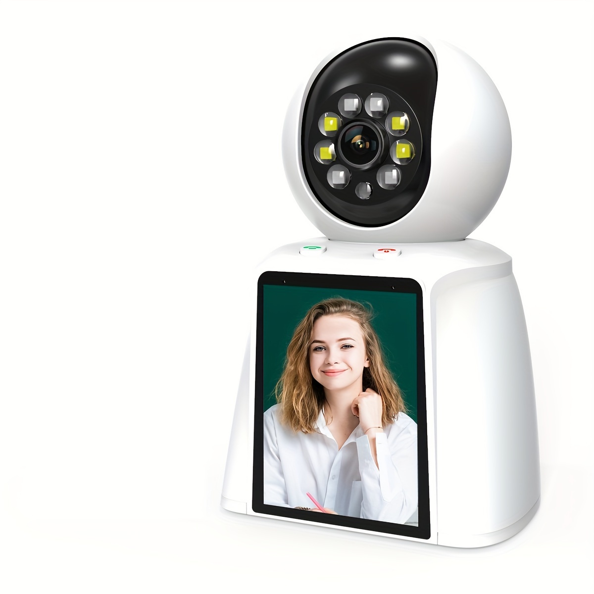 TEMU 2 Packs 2k Home 2 Way Camera, 2.8" Indoor Cameras For Baby & Elderly Care, Pet/dog/cat Cam, Ai Siren Security, 360° Auto-tracking, Night Vision,
