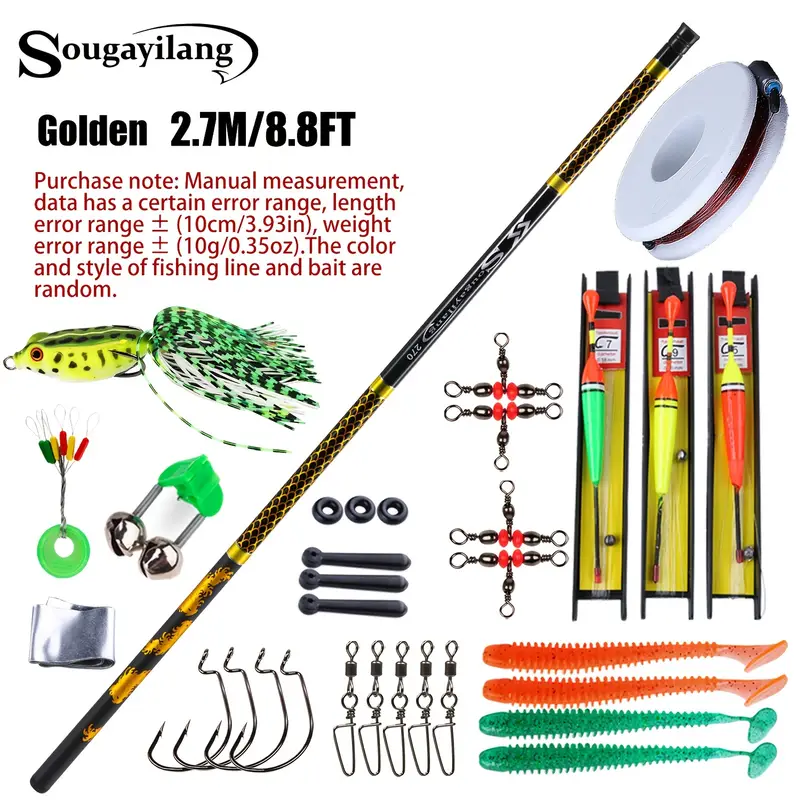 data fishing pole Lixada 3.0m Automatic Fishing Rod Adjustable Telescopic Rod Pole Device Sea River Lake Pool Fishing Tackle with Bank Stick Fishing Rod : Sports & Outdoors Features metal eye fishing rod set carbon hand