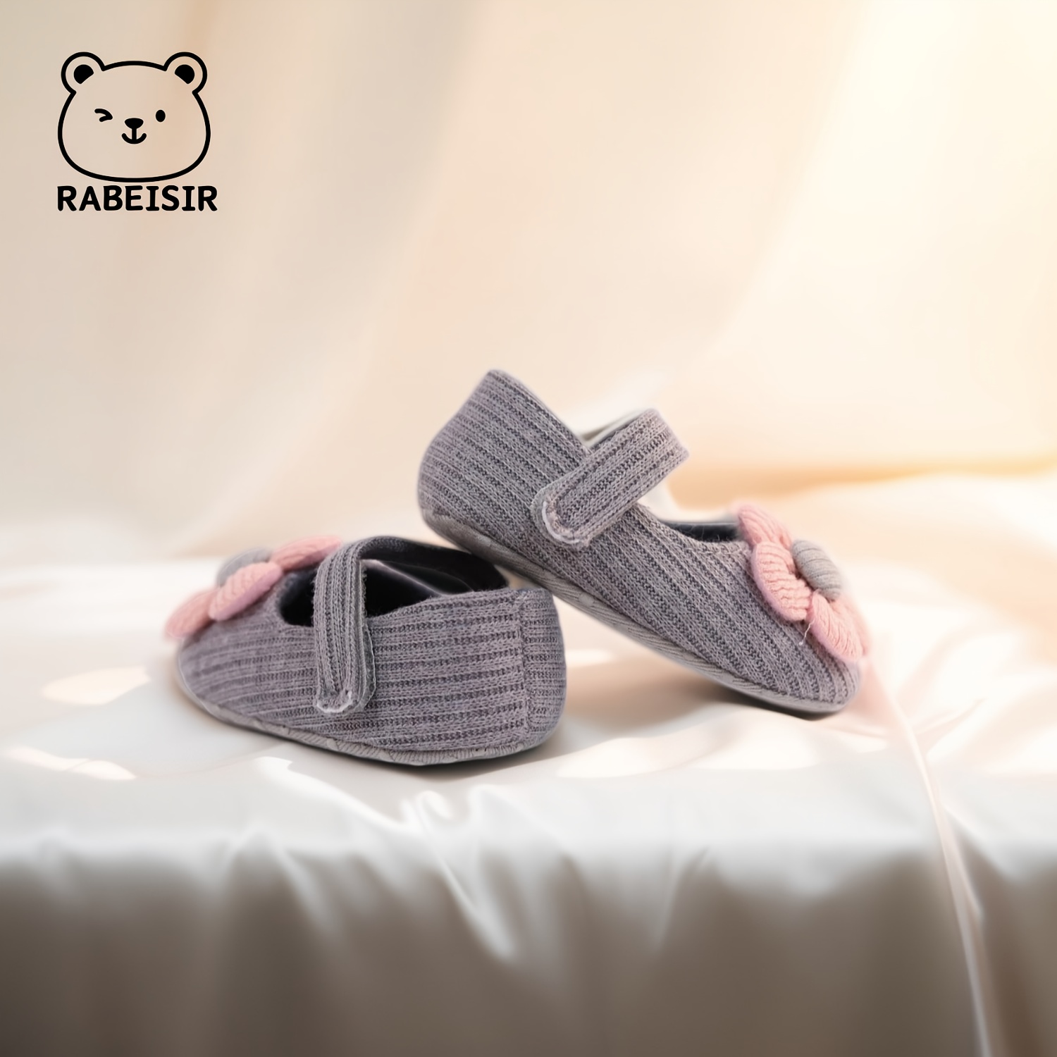 Baby Toddler Shoes, Sun Flower Princess Cloth Step Front Shoes, Lightweight Non-slip, Multicolor Candy Shoes For Daily & Casual Dressing, Spring & Fall