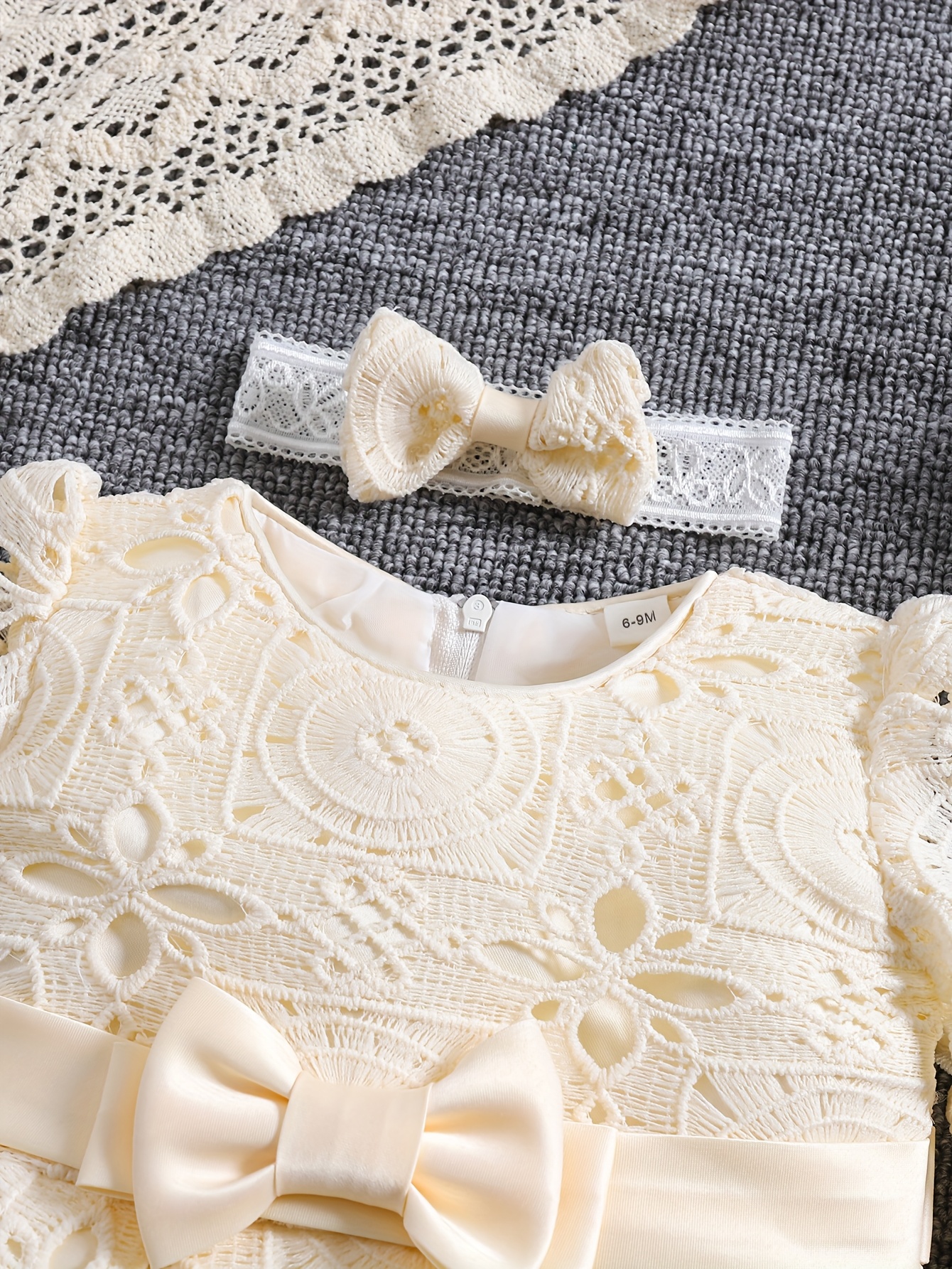 girls special occasion dress headband Product details 5