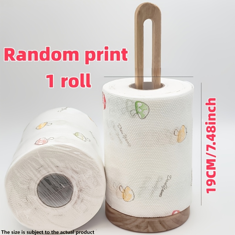 TEMU 1-roll/90pcs Disposable Kitchen Tissue - Washable, Suitable For Dry And Wet Use, Perfect For Household Kitchen And Bathroom Cleaning (multiple
