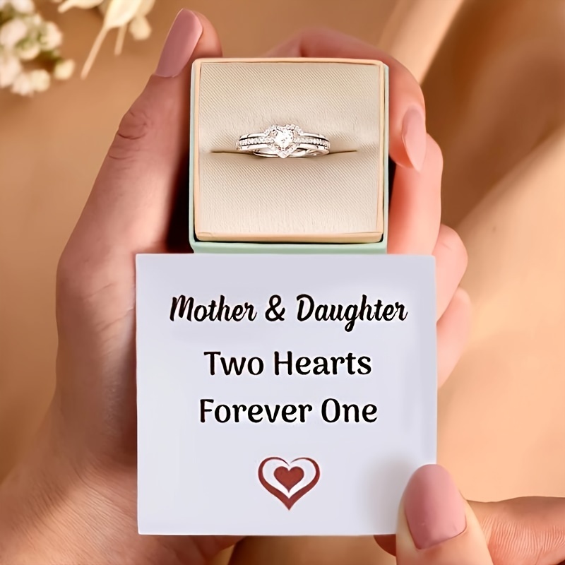 

Elegant 3pcs Heart Ring Set With Gift Box - , Valentine's Day, Christmas, Anniversary, Halloween, Easter, April Fool's, New Year's, & Father's Day