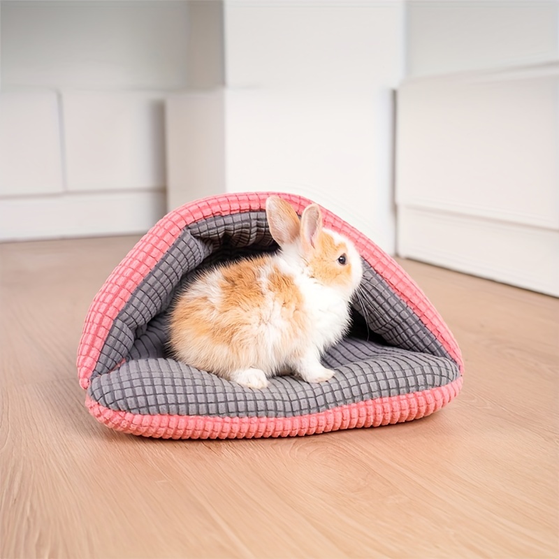 Small Animal Warm Guinea Pig Hideout, Soft Semi-Enclosed Sleeping Bag, Machine Washable, Suitable for Rabbits, Squirrels, Ferrets, Hedgehogs, Guinea Pigs, and Kittens