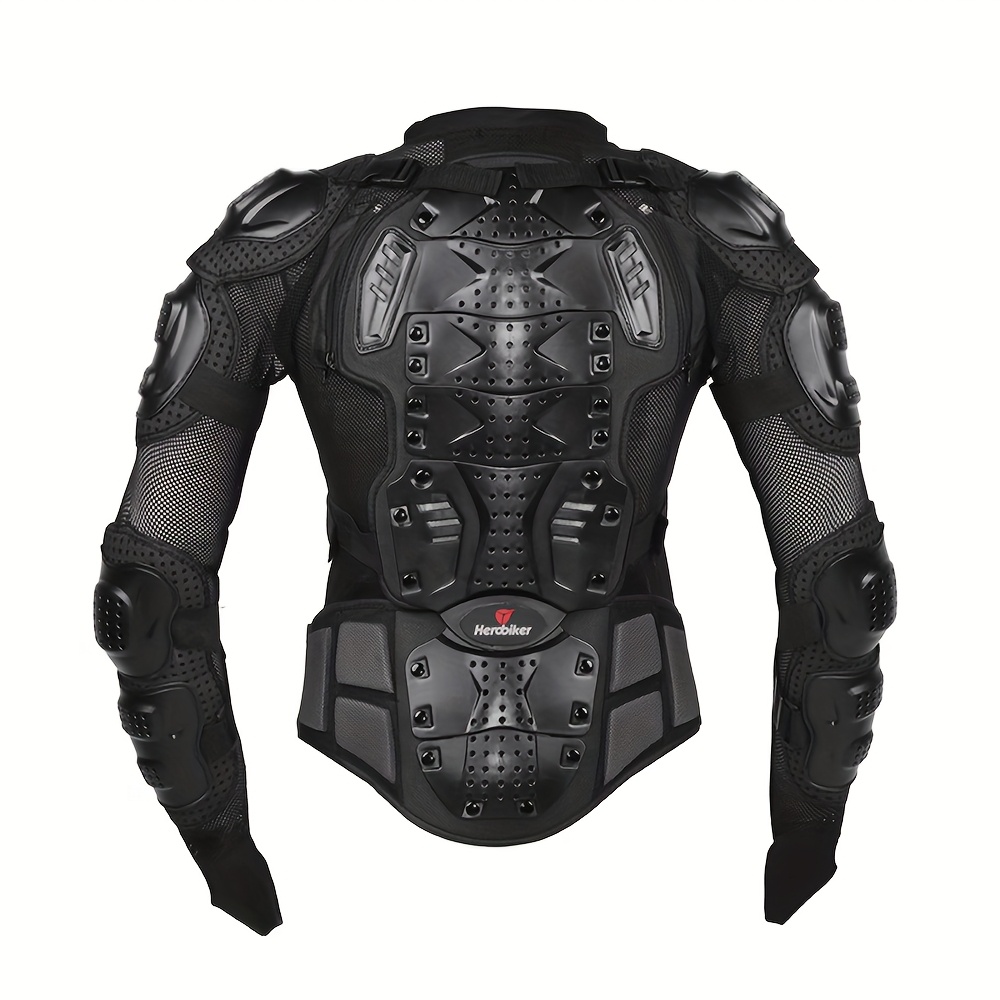 full body   jacket for bmx mtb motorcycle racing durable nylon pa composite with adjustable straps breathable design ergonomic fit black protective gear for motocross enduro sports events motocross gear sleek sports apparel   fasteners Product details 2