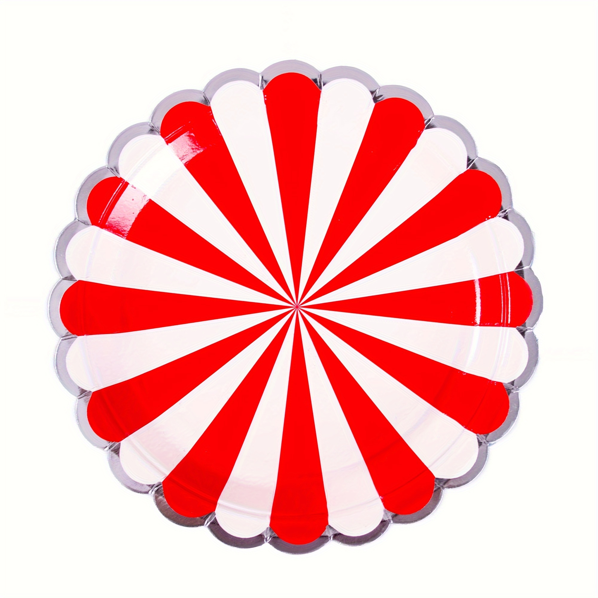 80pcs/160pcs Disposable Red Striped Paper Plates and Cups Set with  Utensils Waterproof Paper Tableware for Dining, Camping, Birthday H