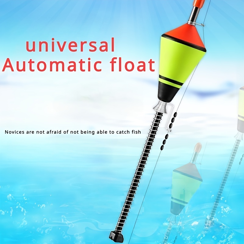 

1pc Stainless Steel Automatic Fishing Hook, Universal Float, Improved Capture Rate Fishing Tool For Hunting And Fishing