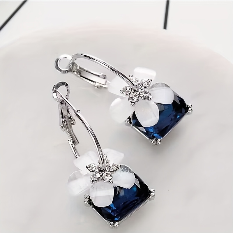 TEMU Nouveaux Boucles d'Oreilles Pendantes à en Alliage, Bijoux Géométriques pour Femme, Adaptés aux Fêtes et à Quotidienne