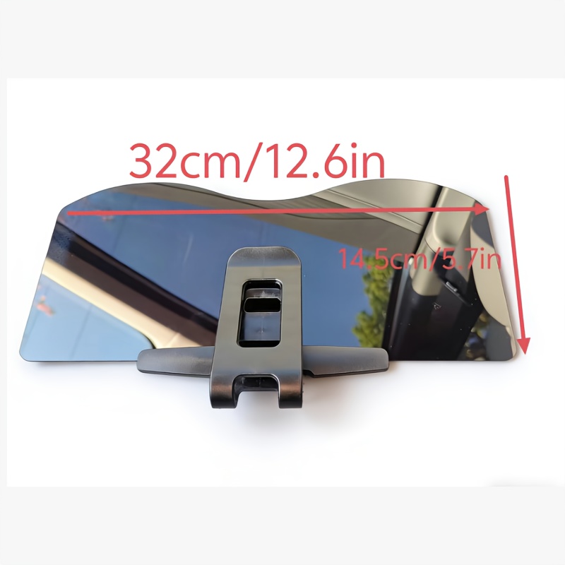 TEMU Visera para coche, Extensor universal antirreflejo para visera, Fácil de instalar, Extensión de visera para coche UV400, contra de luz ,