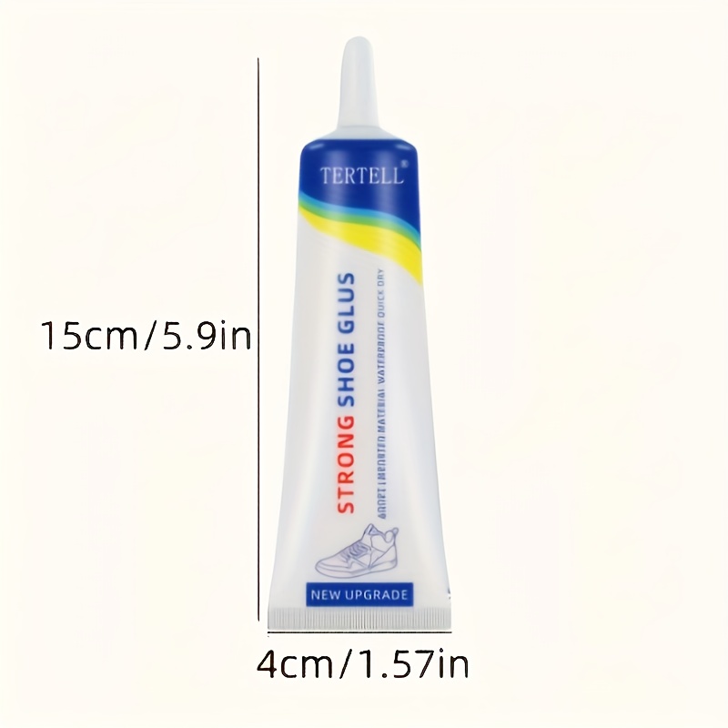 60ml Advanced Shoe Repair Glue - Durable, Soft, Adhesive for Leather and Sneakers, Easy to Use, Perfect for Fixing Sneakers and Leather Shoes, Leather Shoe Repair|Soft Texture Glue|Plastic Tube Container
