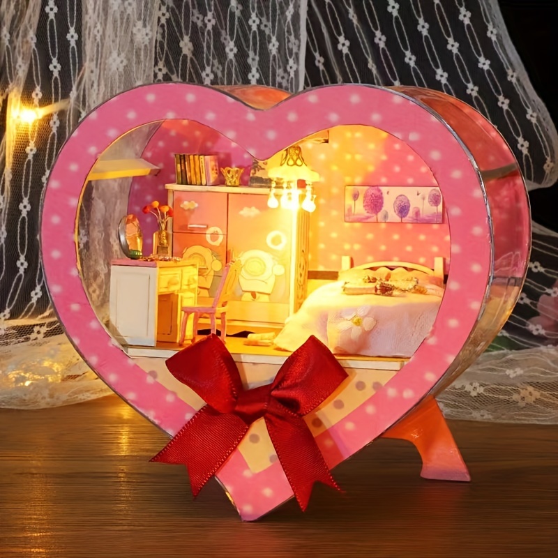 Love House Architectural Scene Model Kit, Manual Assembly