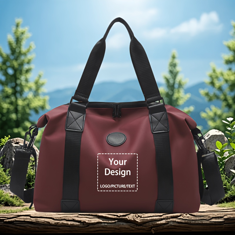 Customizable Travel Bag with Adjustable Shoulder Strap