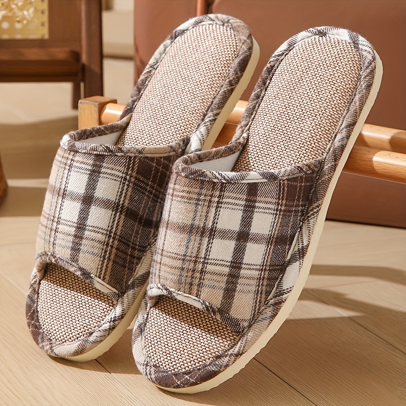 TEMU Comfortable Soft-bottomed Slippers For Men And Women With Toes, Suitable For And Anti-slip Slippers For Home And Travel Use, Women Shoes