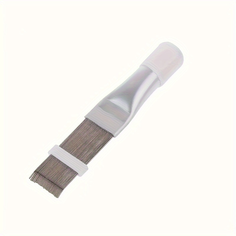 Image of 1pc Durable Stainless Steel Air Conditioner Fin Cleaning Comb & Straightener - Reusable, Efficient Ac Maintenance For Performance In Bedroom/living Room