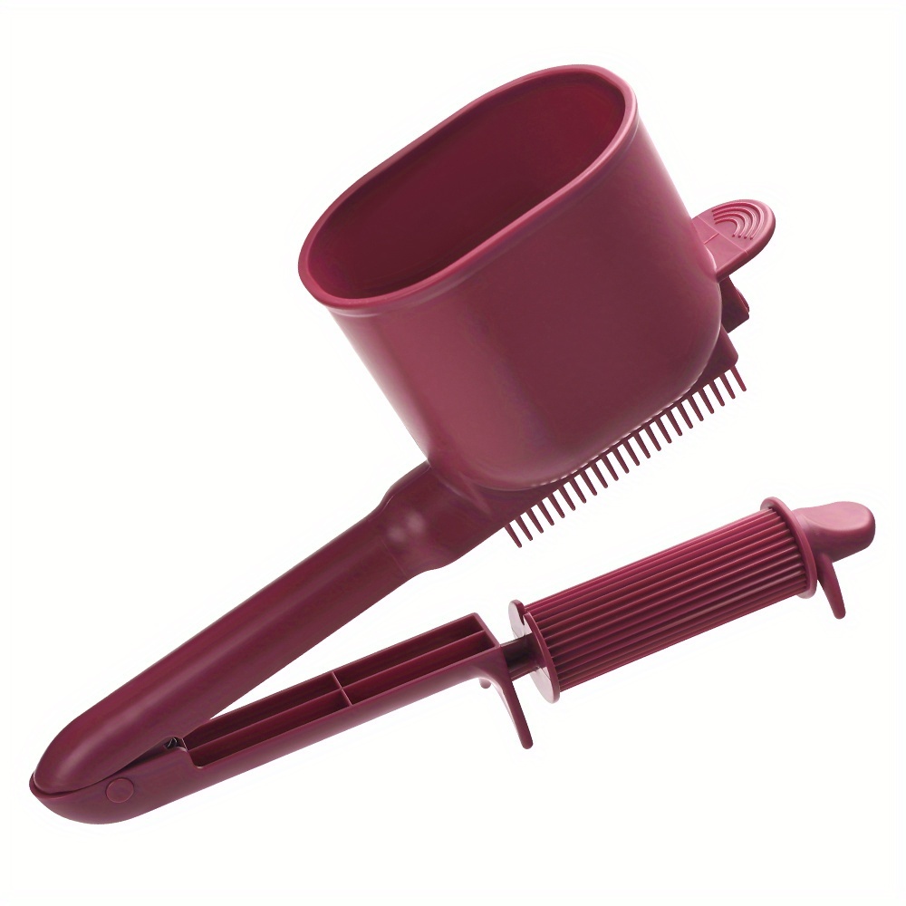 TEMU Applicateur de crème de capillaire à rouleau automatique, application manuelle, crème de soin pour capillaire, utilisation à domicile ou en