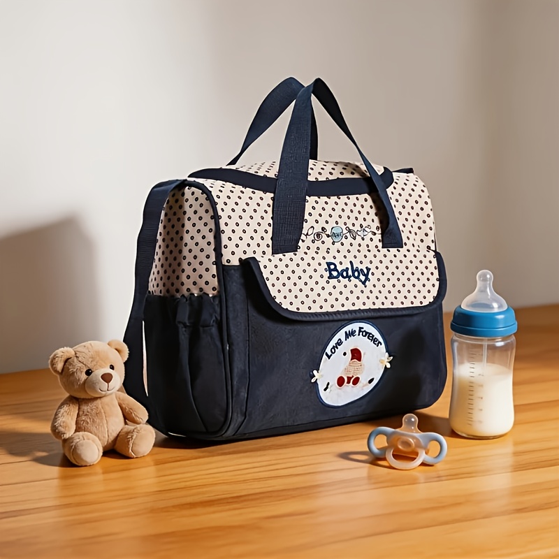 Large Parent Bag Multifunctional Large Capacity Fashion High Quality Cartoon Crossbody Diaper Bag