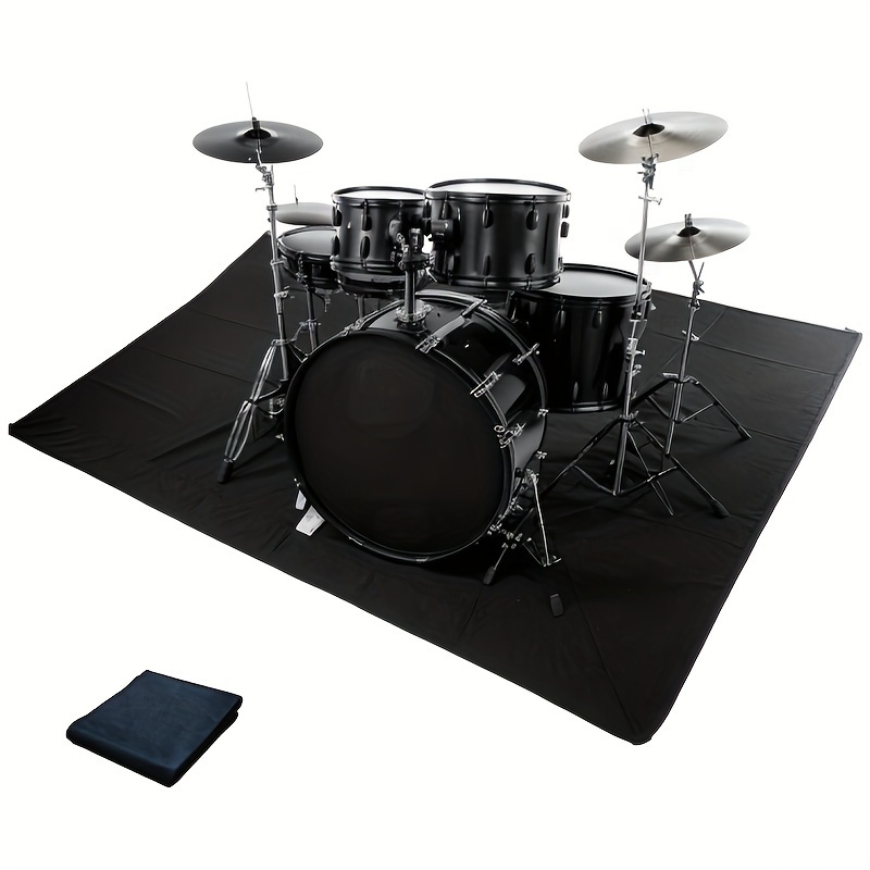 Drum Tapijt Antislip Drum Rug Drum Mat | Professioneel Drum Tapijt Voor Elektronische Drums Bas Drum Snaredrums Rekken Gitaren Drum Kit Etc Muziekinstrumenten Geluiddichte Mat (80CM - 200CM