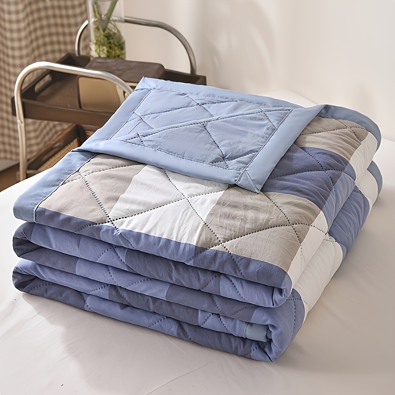 TEMU Summer Quilt In Throw, Twin, Queen, And King Sizes, Featuring Design. Perfect For Beds, Couches, Travel Camping And Home Decor. Cozy Vibes And