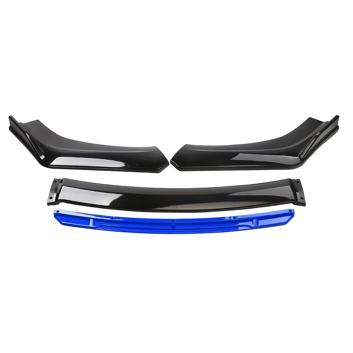 4-Speed Adjustable Front Lip Splitter Kit- Universal Car Body Modification Accessories