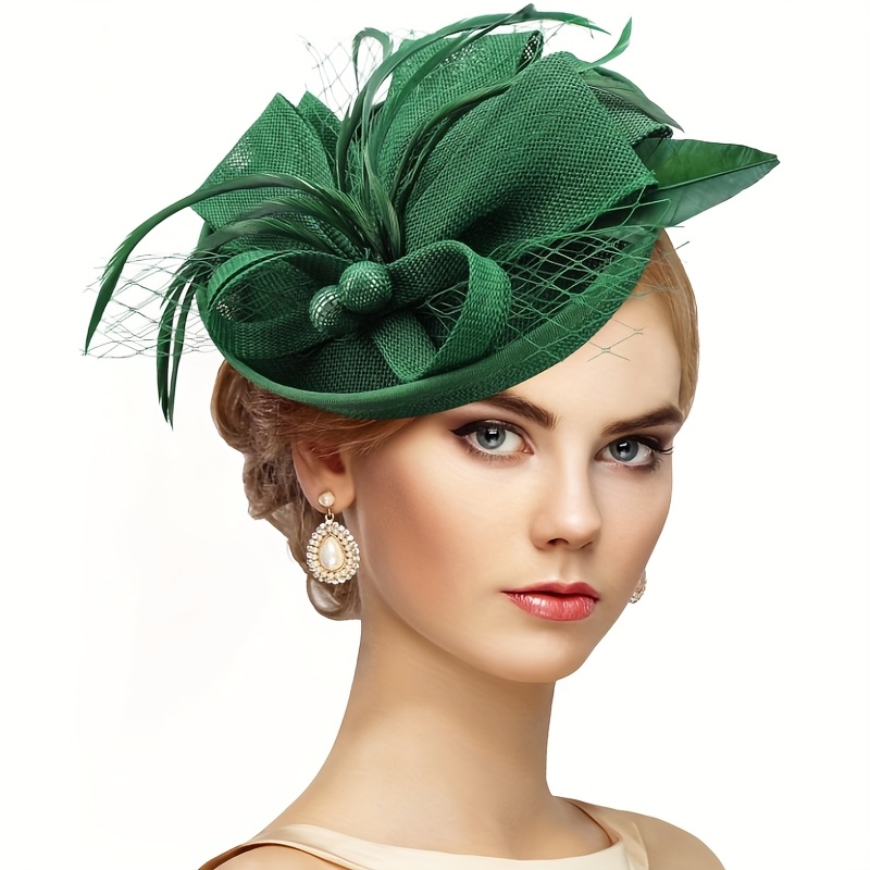 vintage mall tea party hat derby fascinator pillbox kentucky  display picture 3