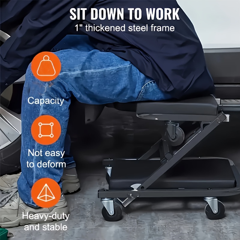 New Gifts for My Husband: 36-inch (approximately 35.98-inch) Outdoor Z-Crawl Seats, Adjustable Load-Board Folding Car Crawl Kit, 6-wheel 2.5-inch (approximately 2.52-inch).Valentine's Day Gifts for Men, Boyfriends, Husbands, And Partners. 6 New Gifts for My Husband: 36-inch (approximately 35.98-inch) Outdoor Z-Crawl Seats, Adjustable Load-Board Folding Car Crawl Kit, 6-wheel 2.5-inch (approximately 2.52-inch).Valentine's Day Gifts for Men, Boyfriends, Husbands, And Partners. - Image 6