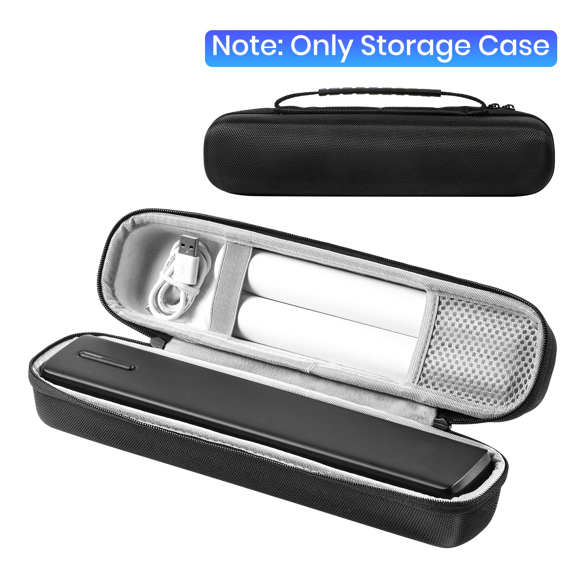 TEMU D810b Travel Case For Portable Label Maker, Compact And Lightweight, Shock Resistant - Features Zipper Closure - Organizer Bag For D810b Thermal