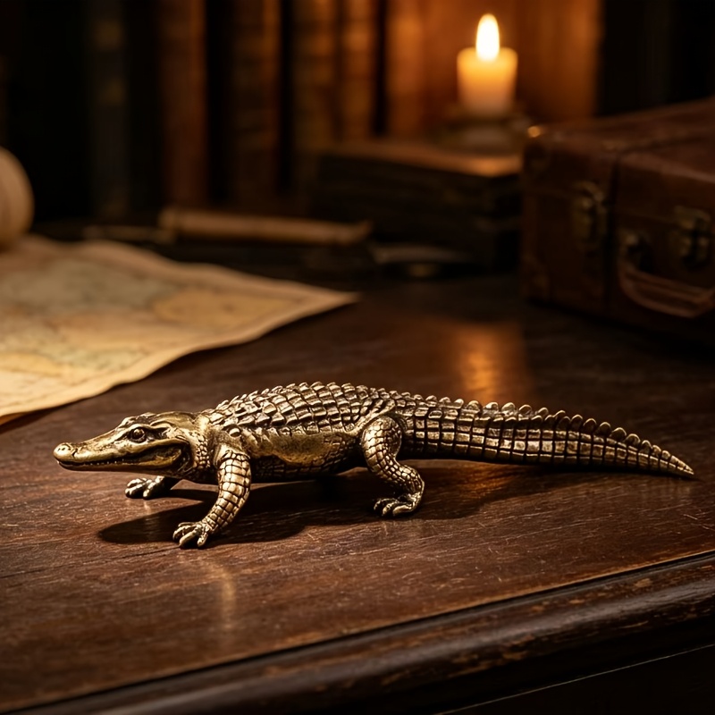 TEMU 1pc / Collectible Grade / Crocodile / Desktop Decorative Ornament