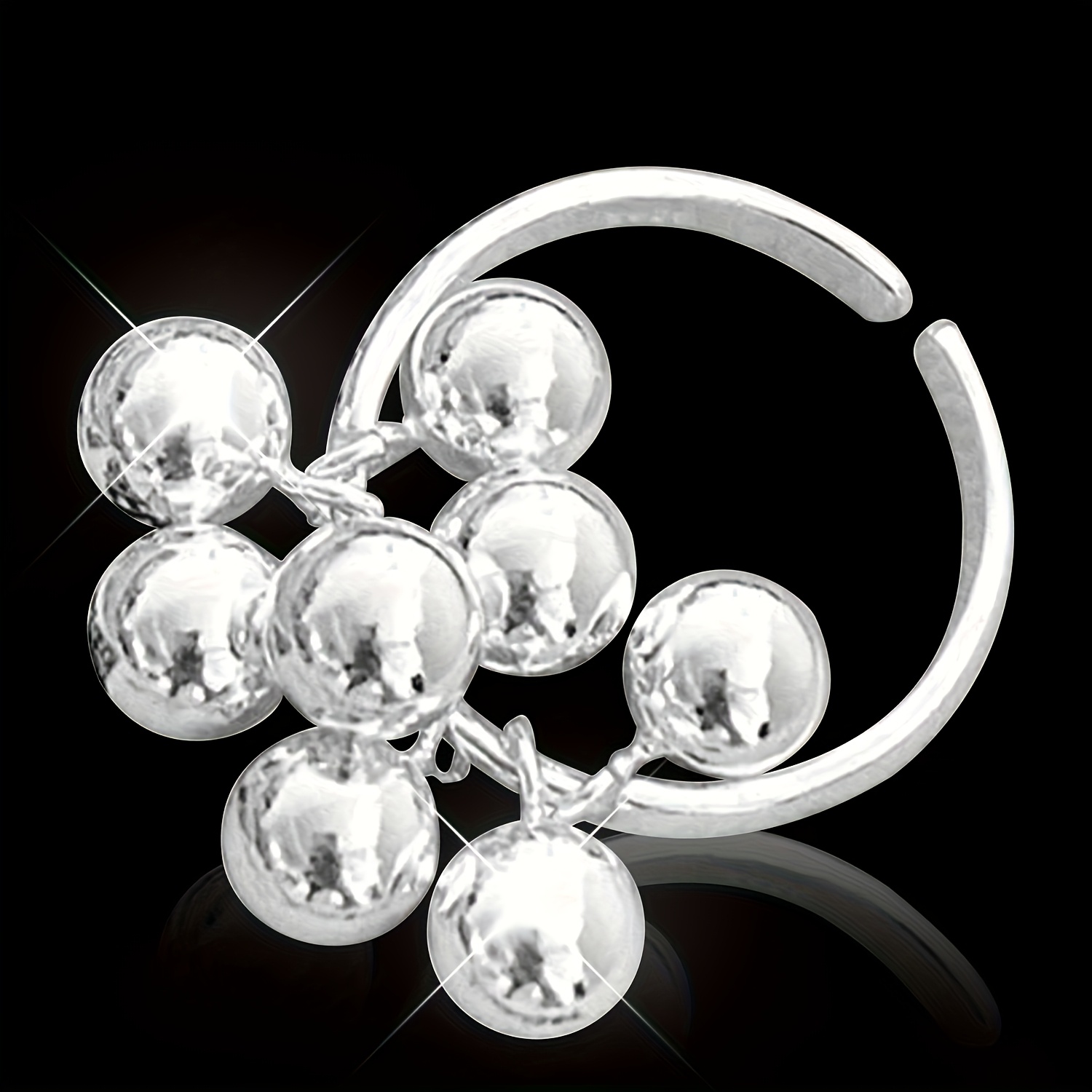 925 Hypoallergenic Fashion Retro Watch-Shaped Open Ring