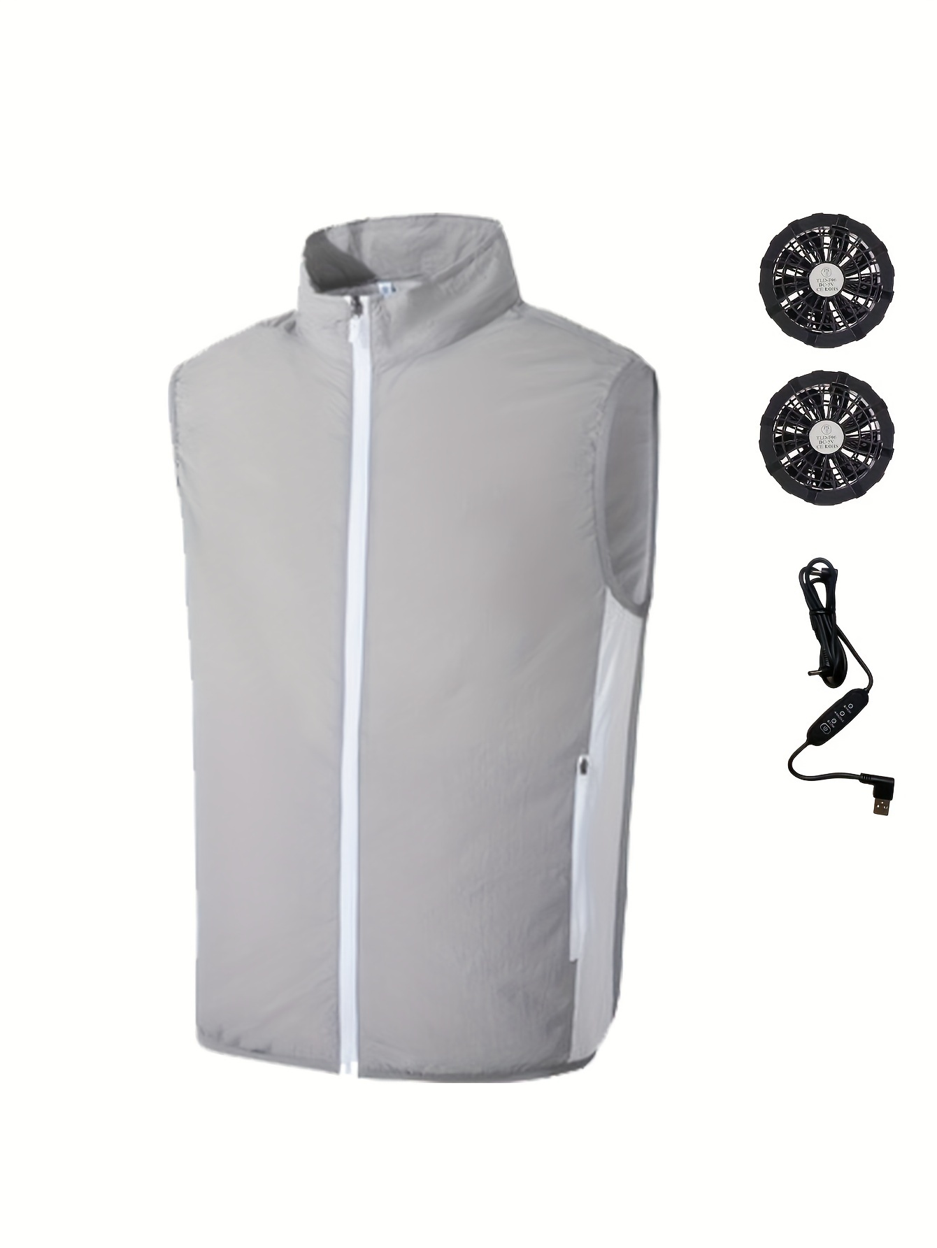 未使用 cooling wear 空調服 作業服 作業用 すくっ 扇風機 ネッククーラー 