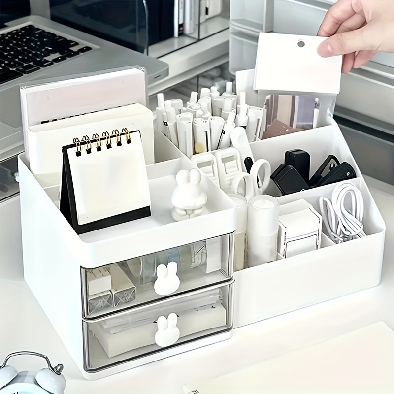 

Pp Desk Organizer Drawers - Office Supplies, Dorm Pen & Cosmetic Storage Box