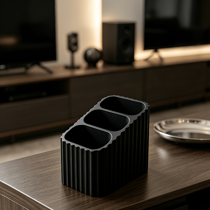 TEMU Support Télécommande, Plastique Premium Facile à Poser pour Organisateur de Table Basse et de Chevet, Accessoire , Organisateurs, Employés de
