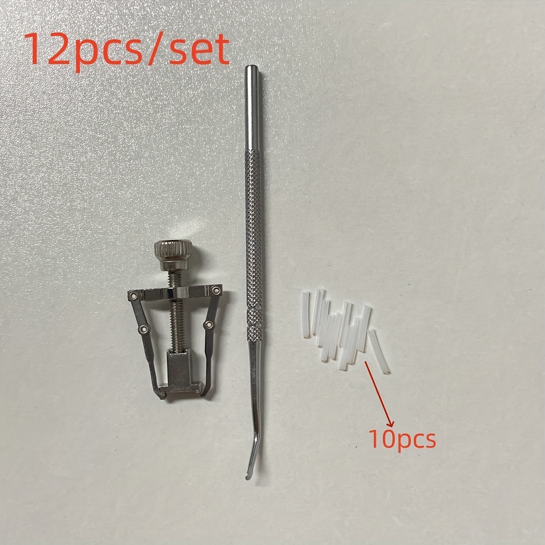 12pcs/set Ingrown Nail Trimming Tools, Filling Spacers, Toe Separators For Thick Toenails, Nail Trimmers For Ingrown Toenails, And Tools For Managing Nail