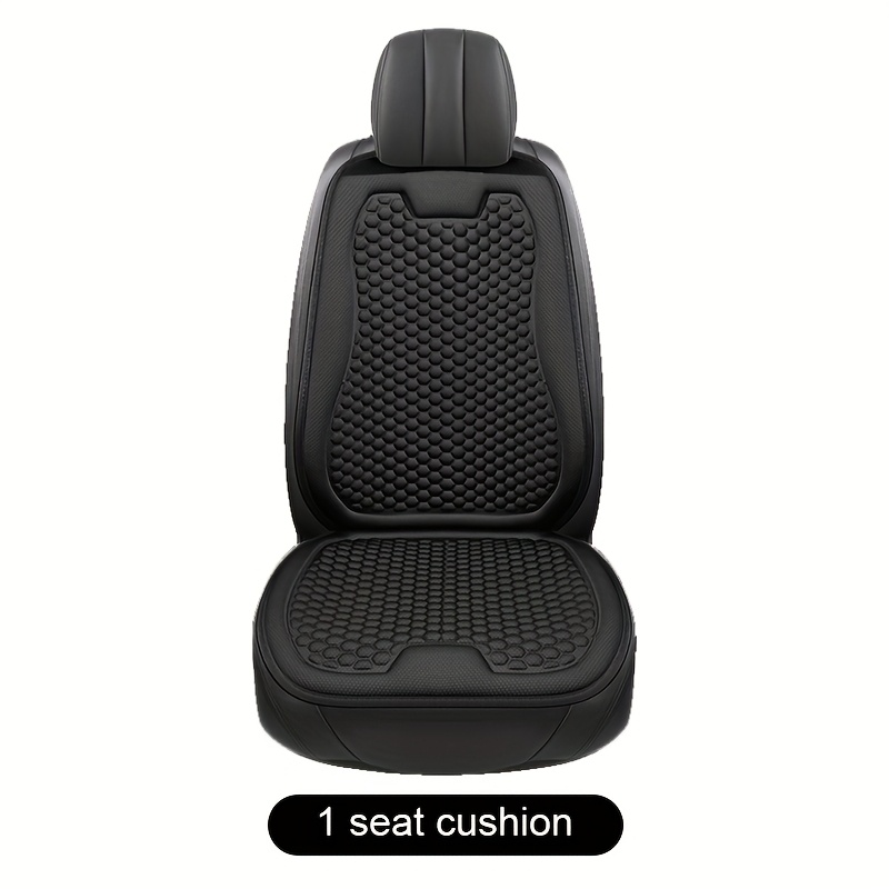 TEMU para asiento de coche de 1 , cojín de asiento delantero transpirable para automóvil, accesorios de coche de tamaño universal para