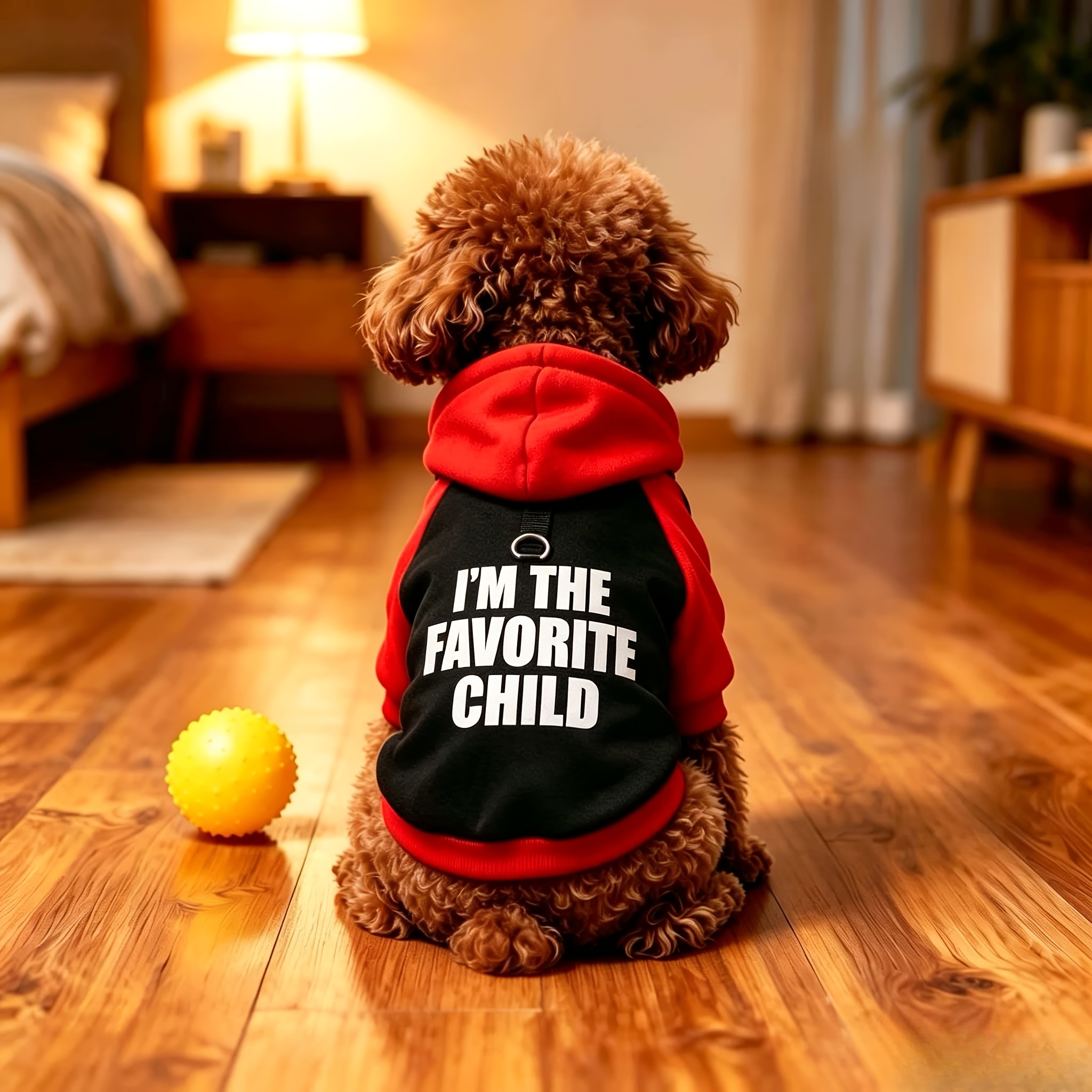 TEMU Warm Clothes For Autumn And Winter, Small To Medium Bichon And Schnauzer Puppy Sweater, Hooded Pet Sweatshirt, Cold-proof Jacket For Dogs And