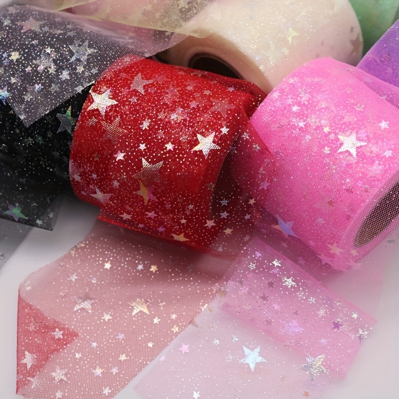 

Tulle Roll - 5 , Assorted For Diy Bows, Wedding & Wrapping