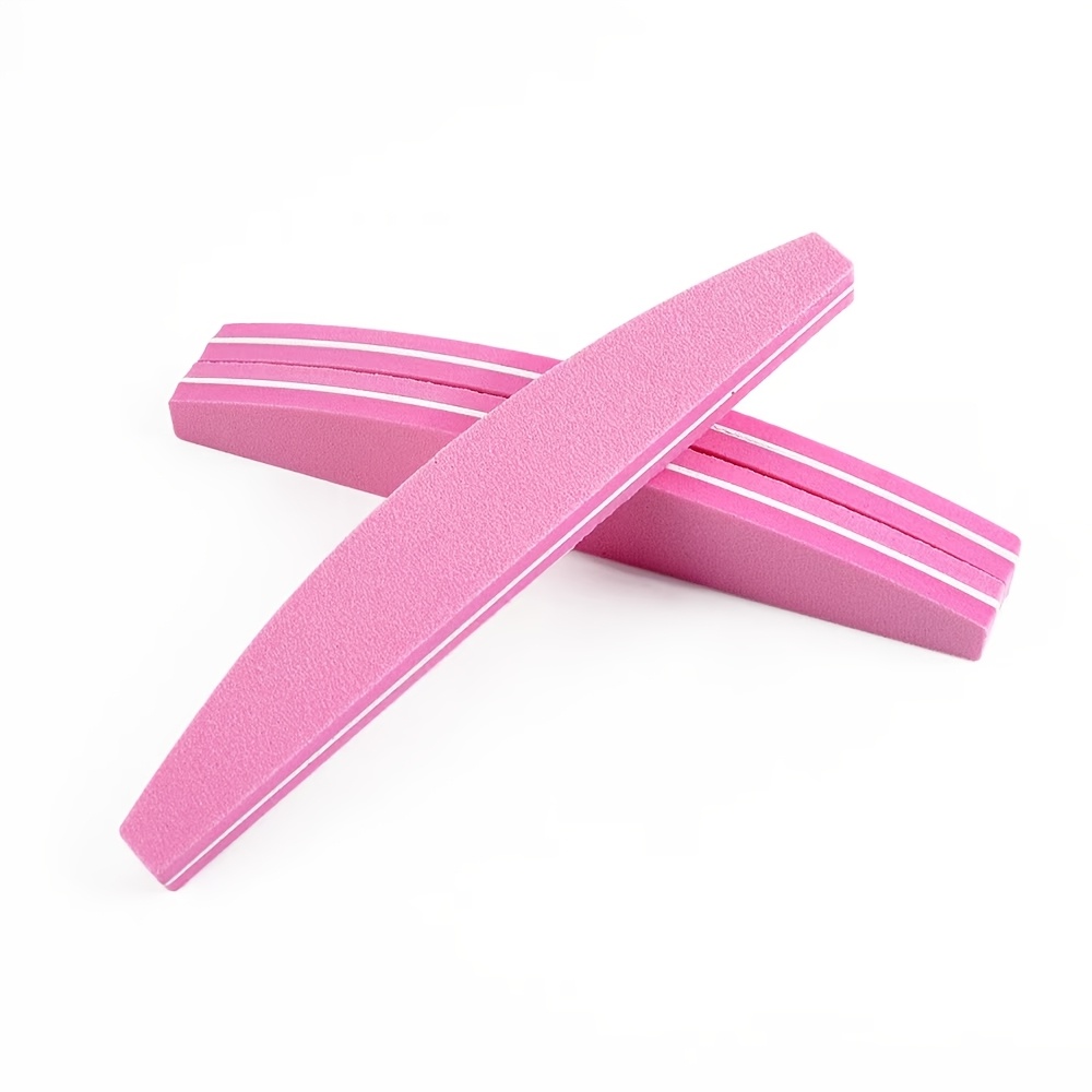 30pcs Colorful Sponge Nail Buffing Sanding Buffers, Dual-Sided