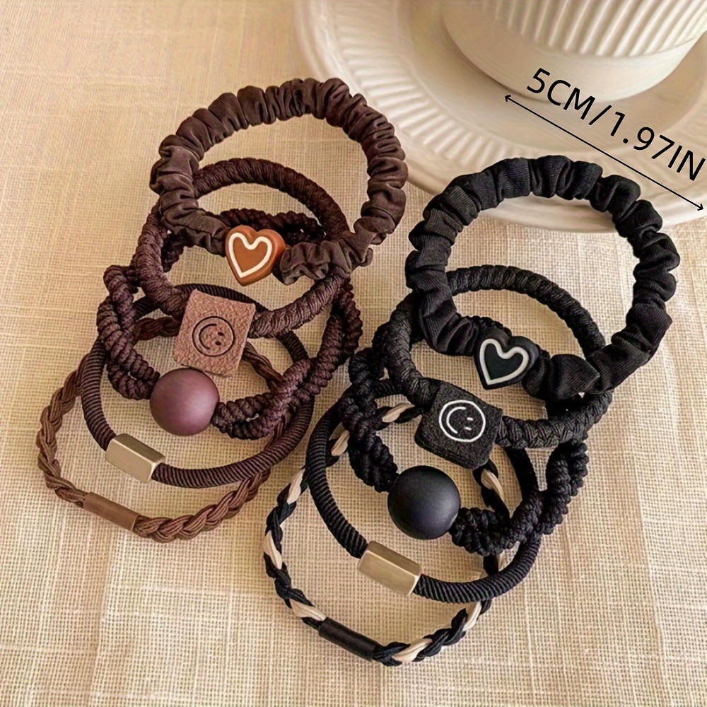 juego de 20   para el cabello boho para mujeres - estilo pulsera lindo y  , bandas elsticas sin dao para cabello  /groso, perfectas para     y deportes, bandas de goma,   para el cabello 3
