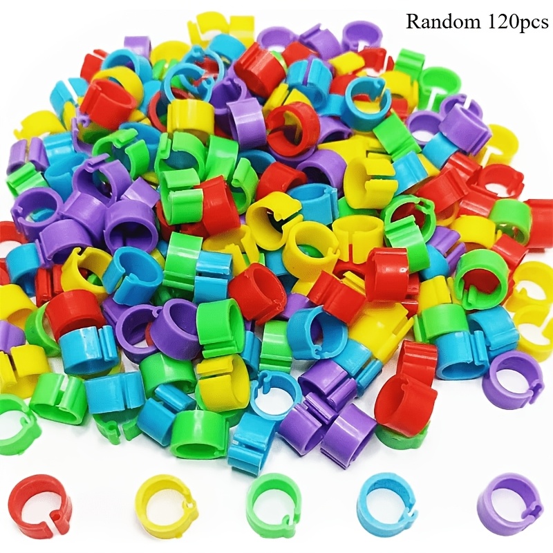 Image of Random 120pcs 8mm Leg Straps - Perfect For Pigeons, Parrots, , And ! Wordless Recognition For Pigeon Foot Rings Carrier For Pigeon Foot Rings For Pigeon Foot Rings For Pigeon Supplies