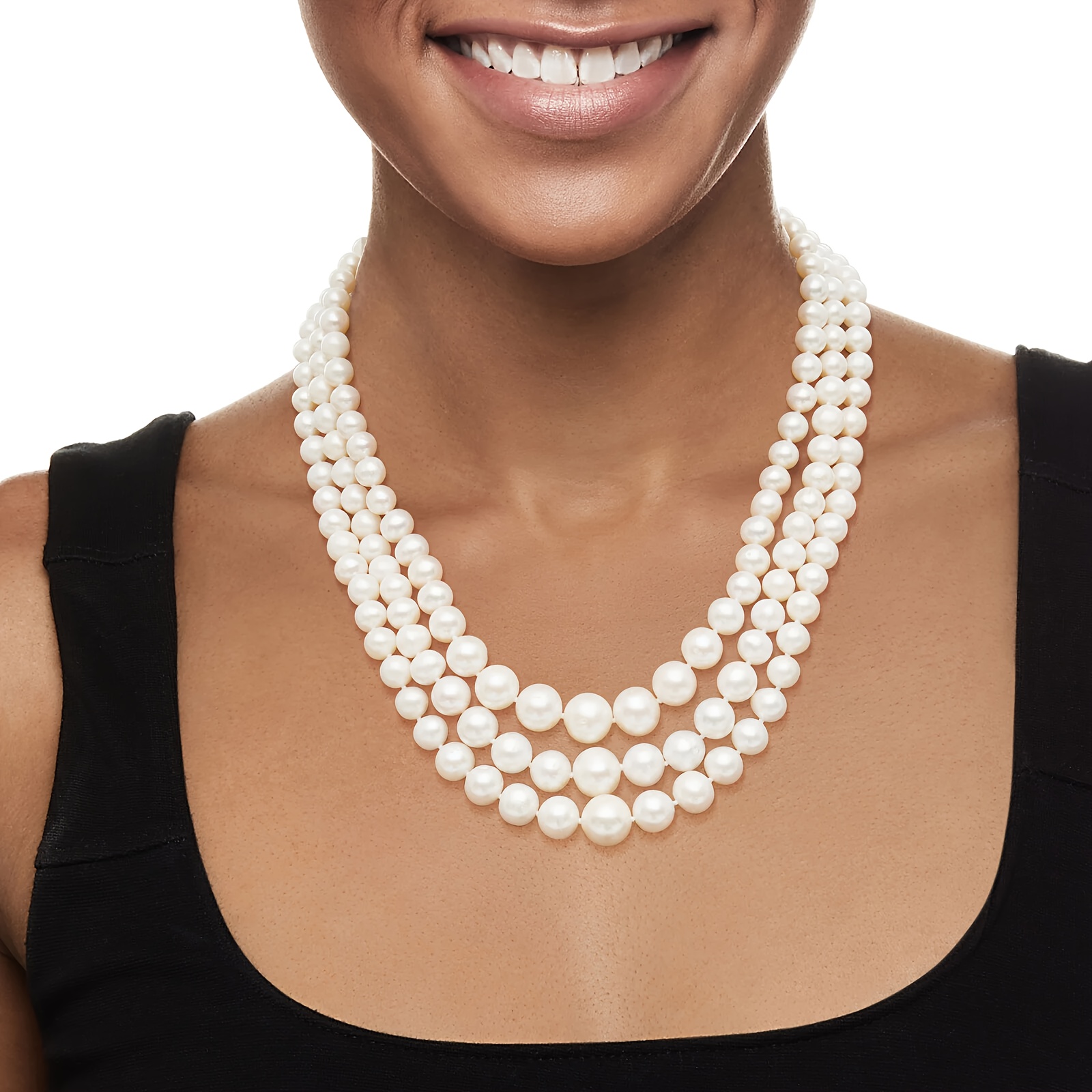 TEMU 3 Fresh Necklace, Luxurious, Suitable For Wives, Mothers, Girls Daily Gifts, Suitable For Banquets, Weddings, Birthdays, Graduation Ceremonies,