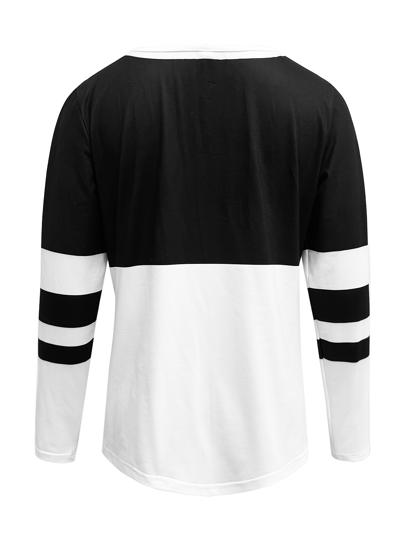womens   and   block v neck long sleeve t shirt with zipper  l casual yet elegant   spring and fall casual wear   tee zipper   Product details 3