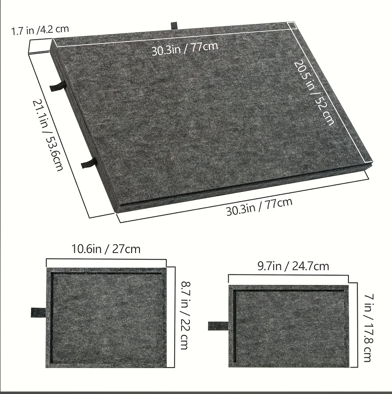 Table de puzzle inclinable et pliable de 1 000 à 1 500 pièces, planche de puzzle portable en feutre avec 6 tiroirs, support et étui de rangement en feutre, pour jeux adultes