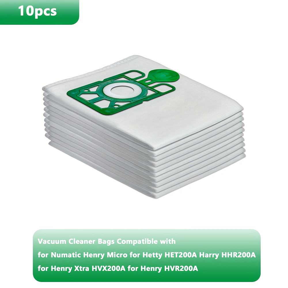 TEMU For Numatic Henry Nvm-1ch Vacuum Cleaner Dust Bags Pack Of 5/10-604015 907075 Cleaner Bags Replacement Dust Bags
