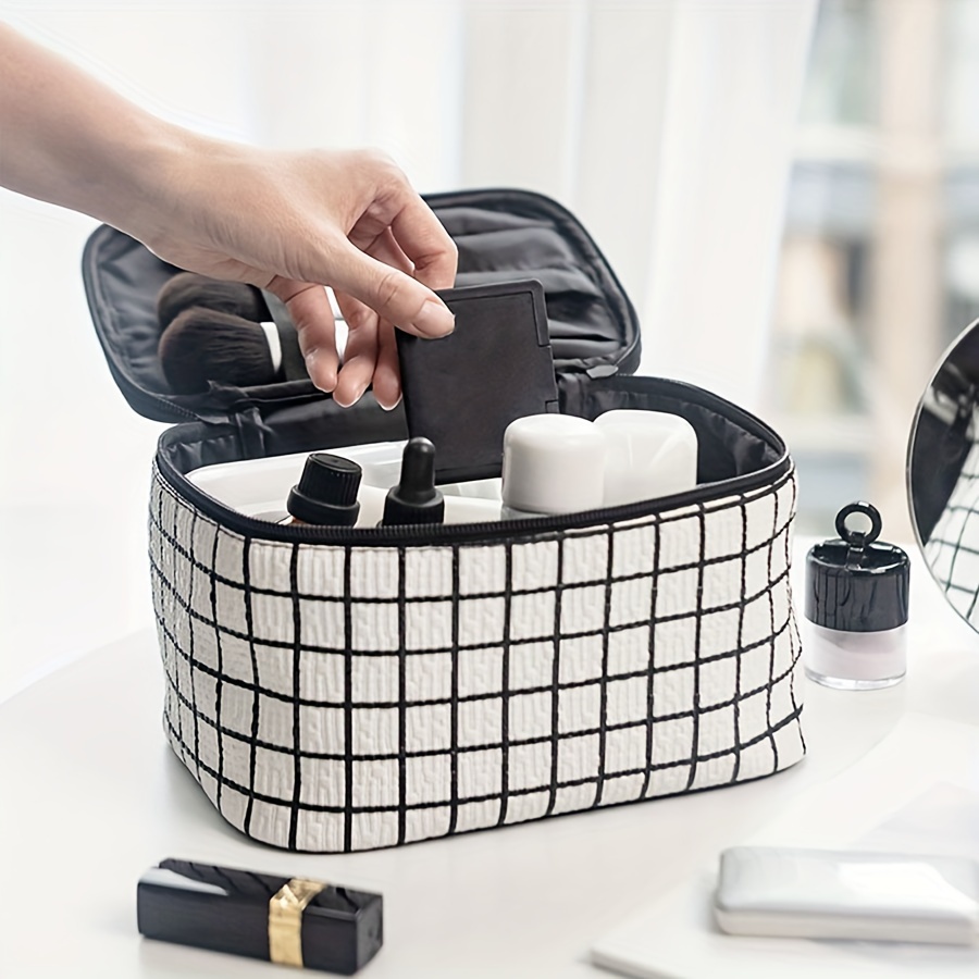 Lucky Casino Make-up-Tasche (2 Stück): Lustiges Geschenk Für Spieler – Mit Würfel & Karten-Muster, Perfekt Für Reisen