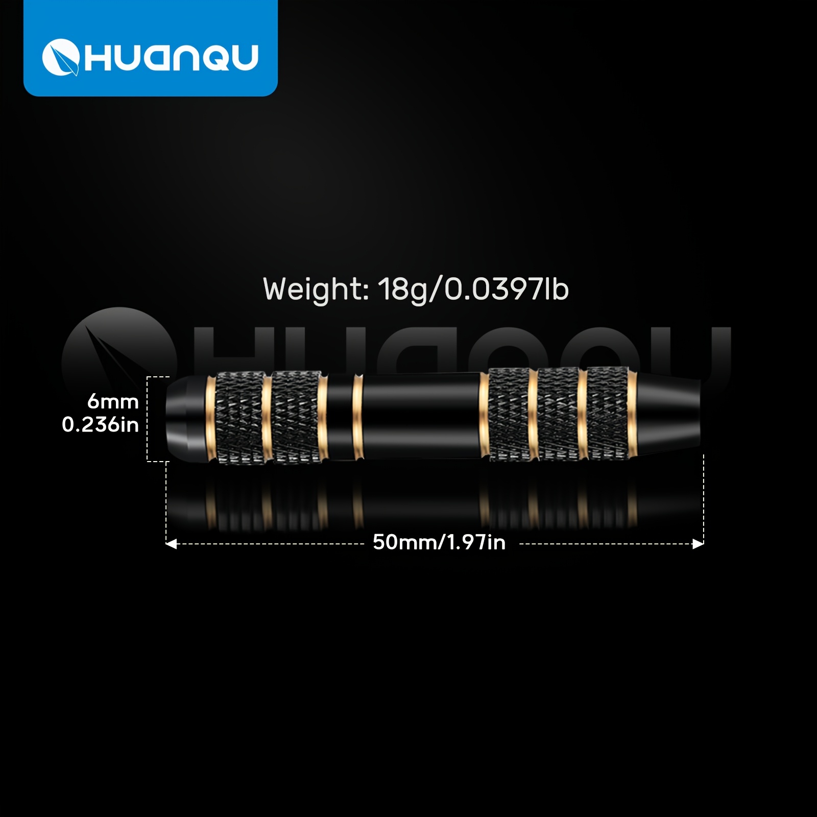 3-Pack 18gram Koperen Dart Barrels